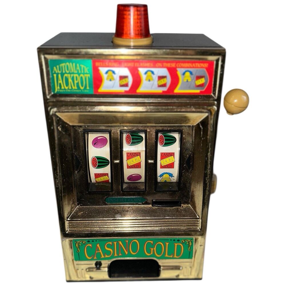 WACO Gold 24K Jackpot Tabletop Machine Vintage Casino Decor